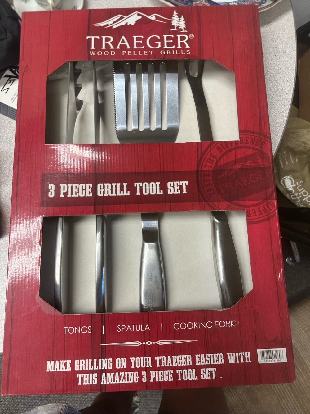 NWT Traeger 3-Piece Grill Tool Set - Stainless Steel